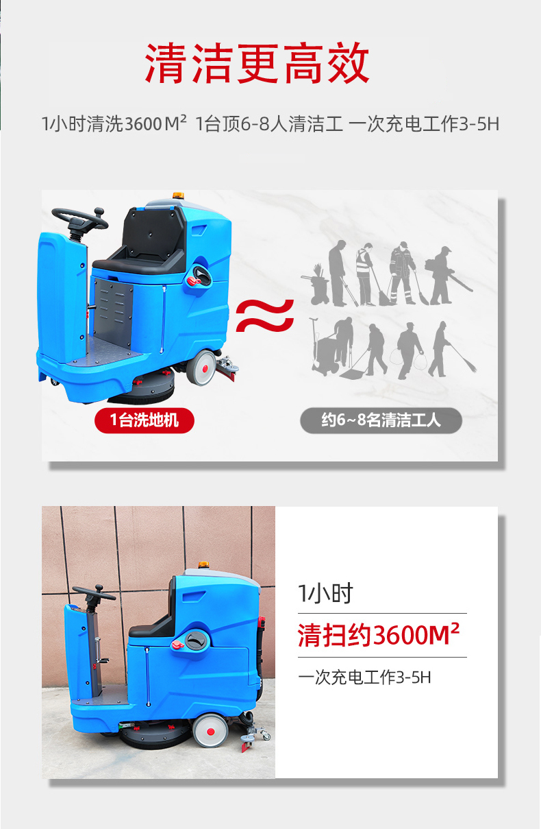 固原驾驶式洗地机更适合用在高铁站